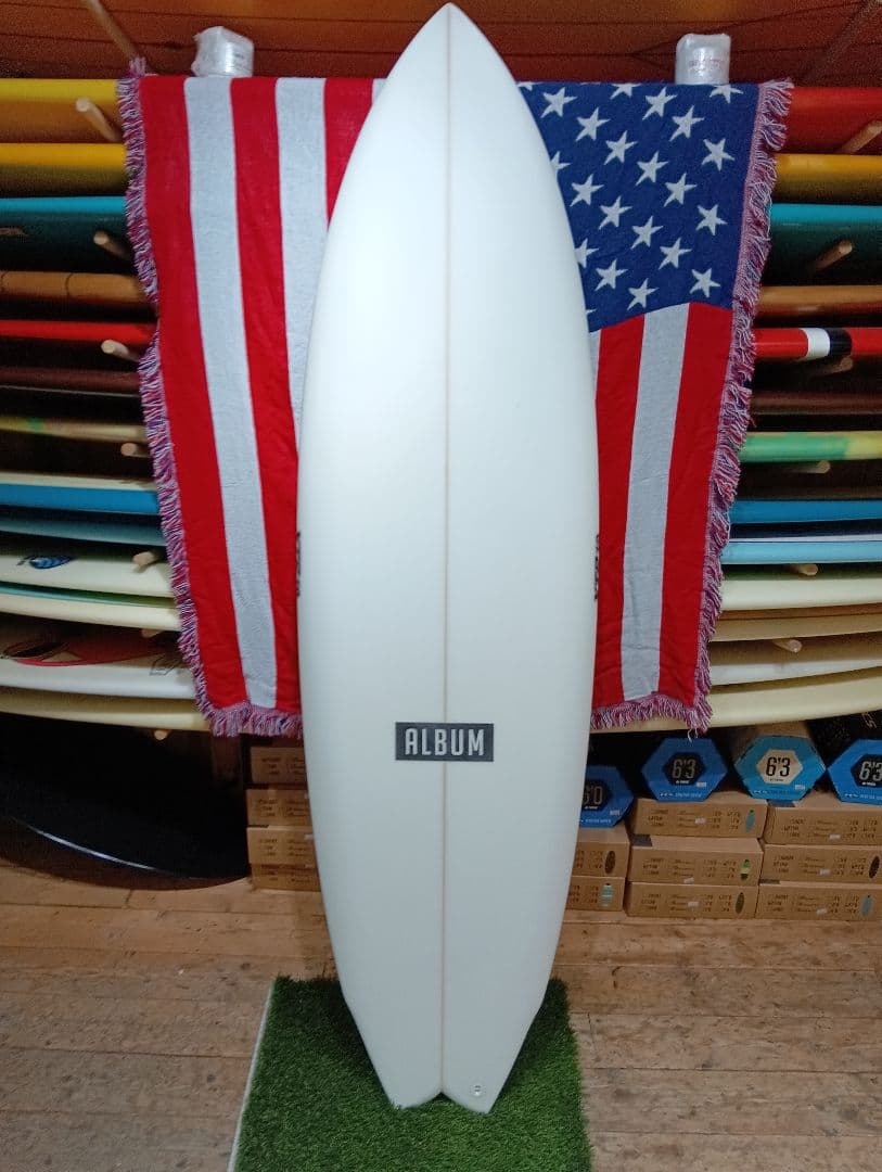 アルバムサーフボード ツインズマン ミッドレングス ツインフィン album