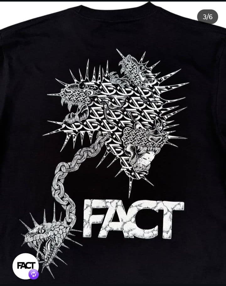 激レア新品　OLDX FACT Tシャツ ブラック Lサイズ