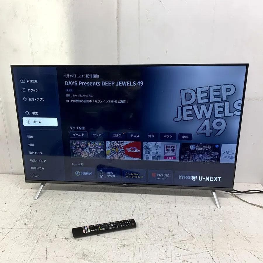 mameshiba tokyoTCL 43型4Kスマーテレビ 43BP61 ☆TCL / 43BP61 43型4K対応スマート液晶テレビ android TV (地上