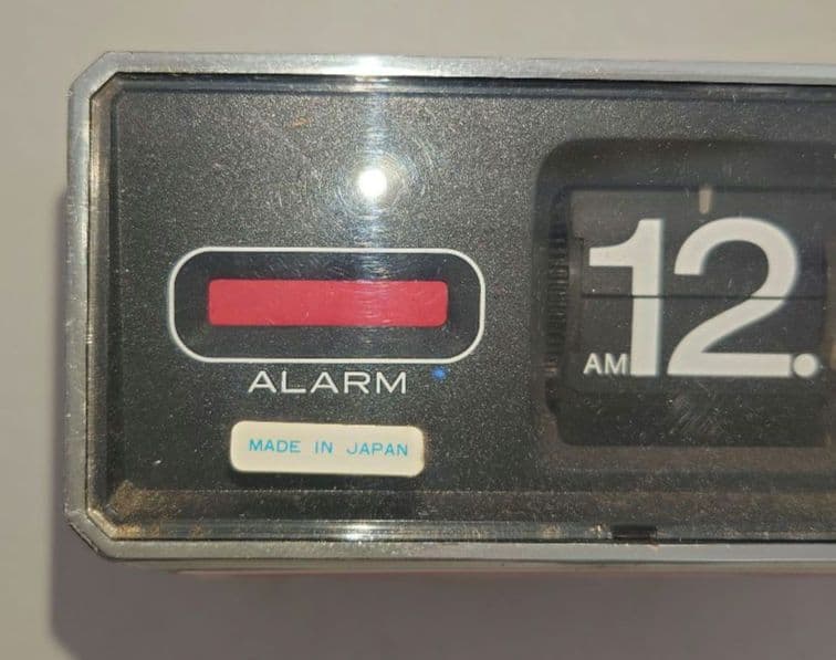 稼働品 SEIKO セイコー パタパタ時計 QN401T 置時計 昭和レト - メルカリ