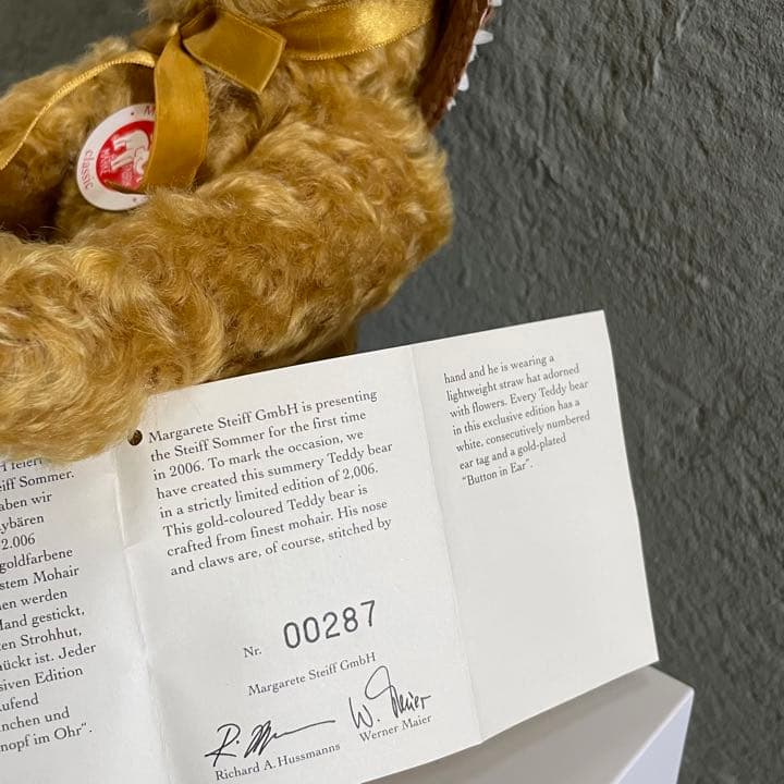 シュタイフ サマーフェスティバル テディベア 2006