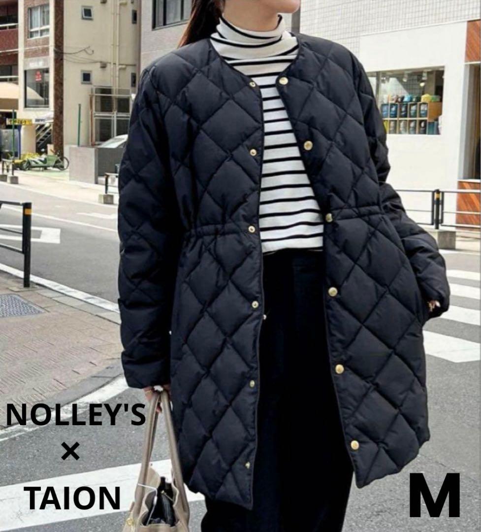 TAION × NOLLEY'S 別注 ウエスト切替えノーカラーダウン ブラック 楽天市場】◇【WEB限定】【TAION×LIMONTA EAST】別注ウエスト切替え