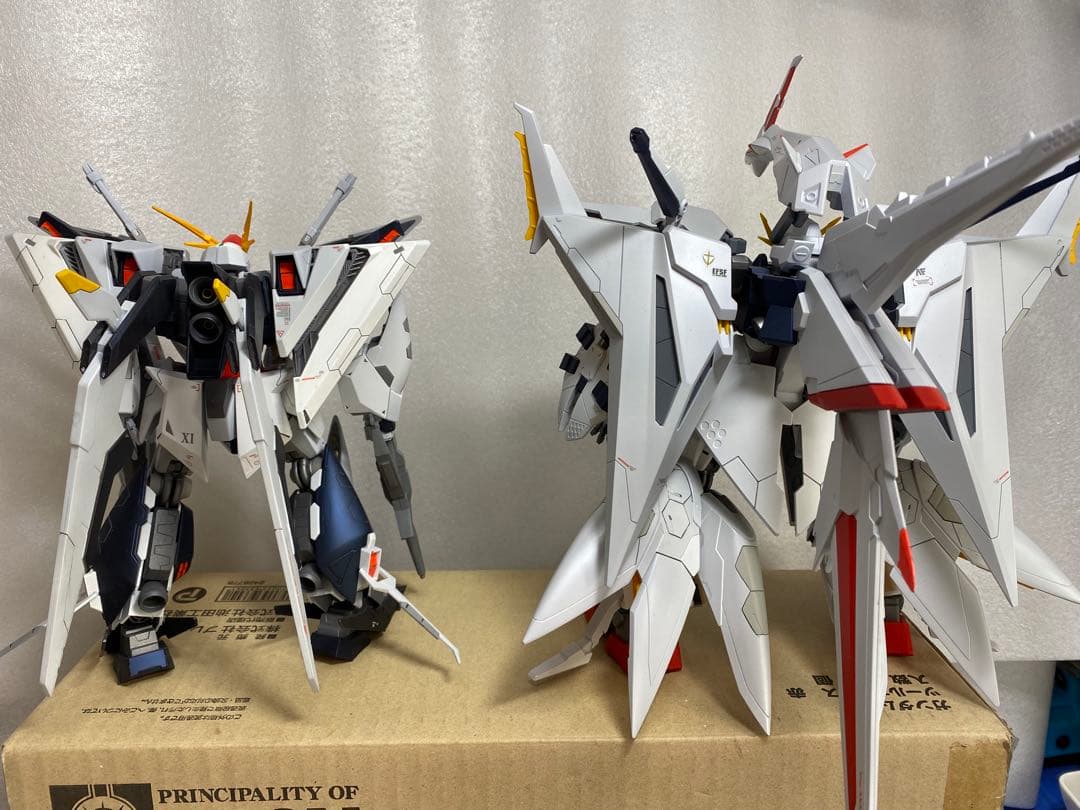 へ*ろ様 HG XI ガンダム、ペーネロペー 2体セット　全塗装　閃光のハサウェ