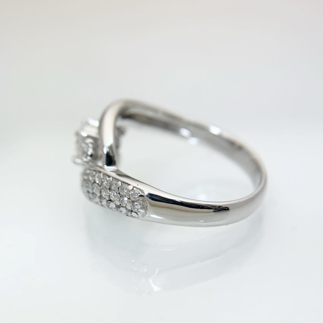新品 Fカラー ダイヤモンド リング 0.269ct Pt900