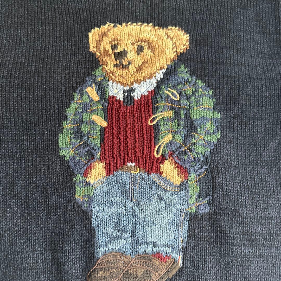 Polo Ralph Lauren クマ刺繍セーター S - メルカリ