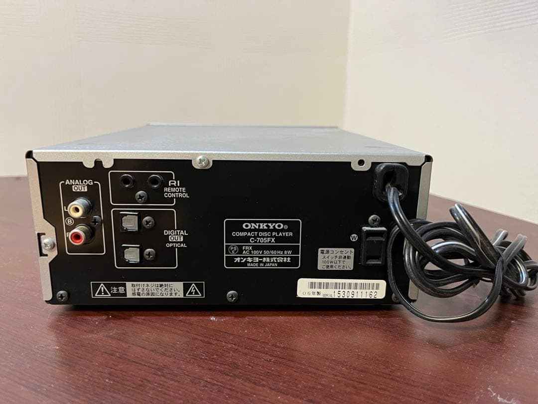ONKYO CDプレイヤー C-705FX INTEC205シリーズ - メルカリ