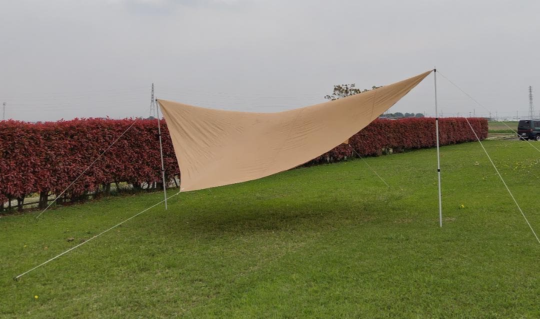 【ジャンク品】スノーピーク　ウイングタープTP-100 Snow Peak - 希少 スノーピーク snowpeak タープ ウイング TP-100