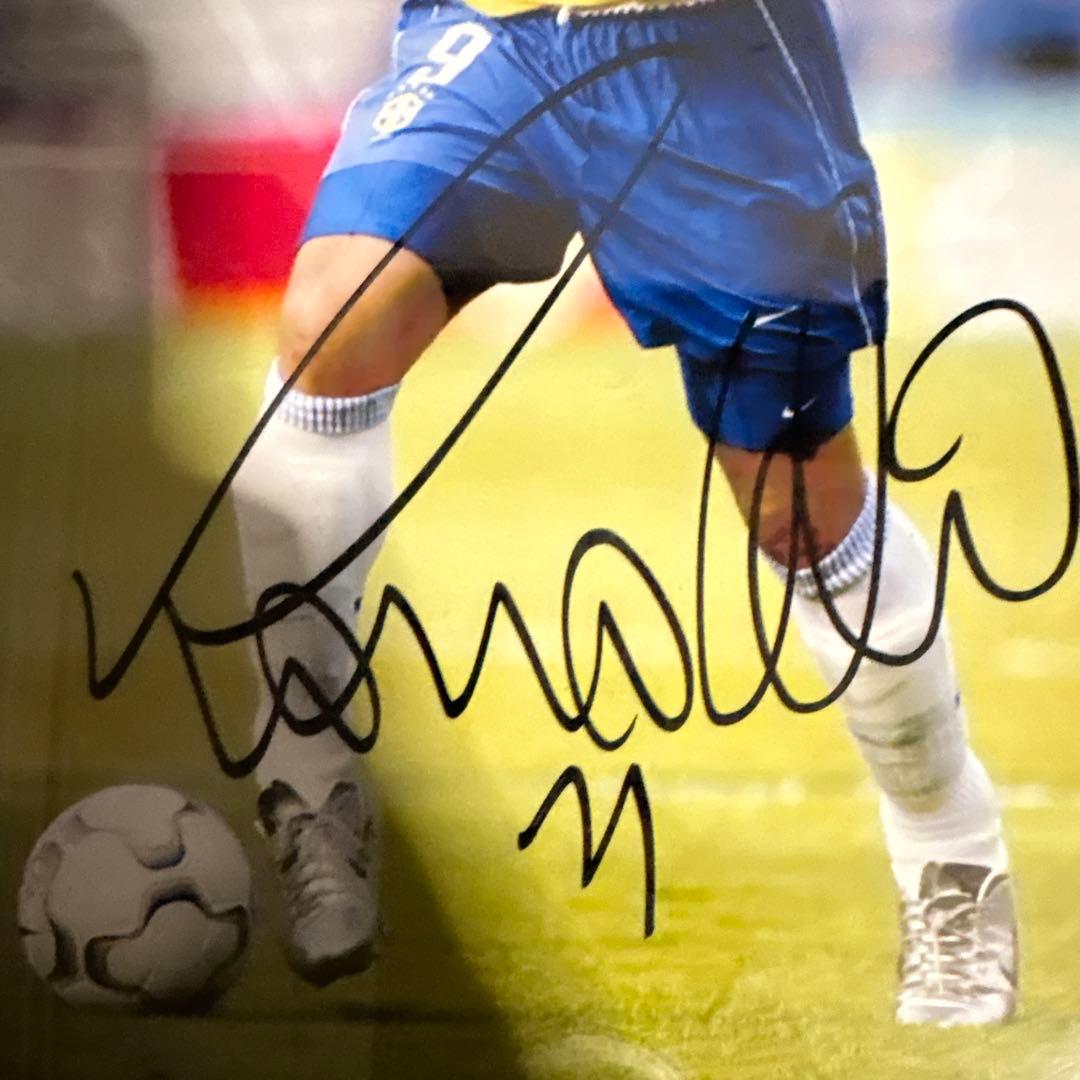 ロナウド サイン入りフォト ブラジル代表 #9 証明書あり - メルカリ