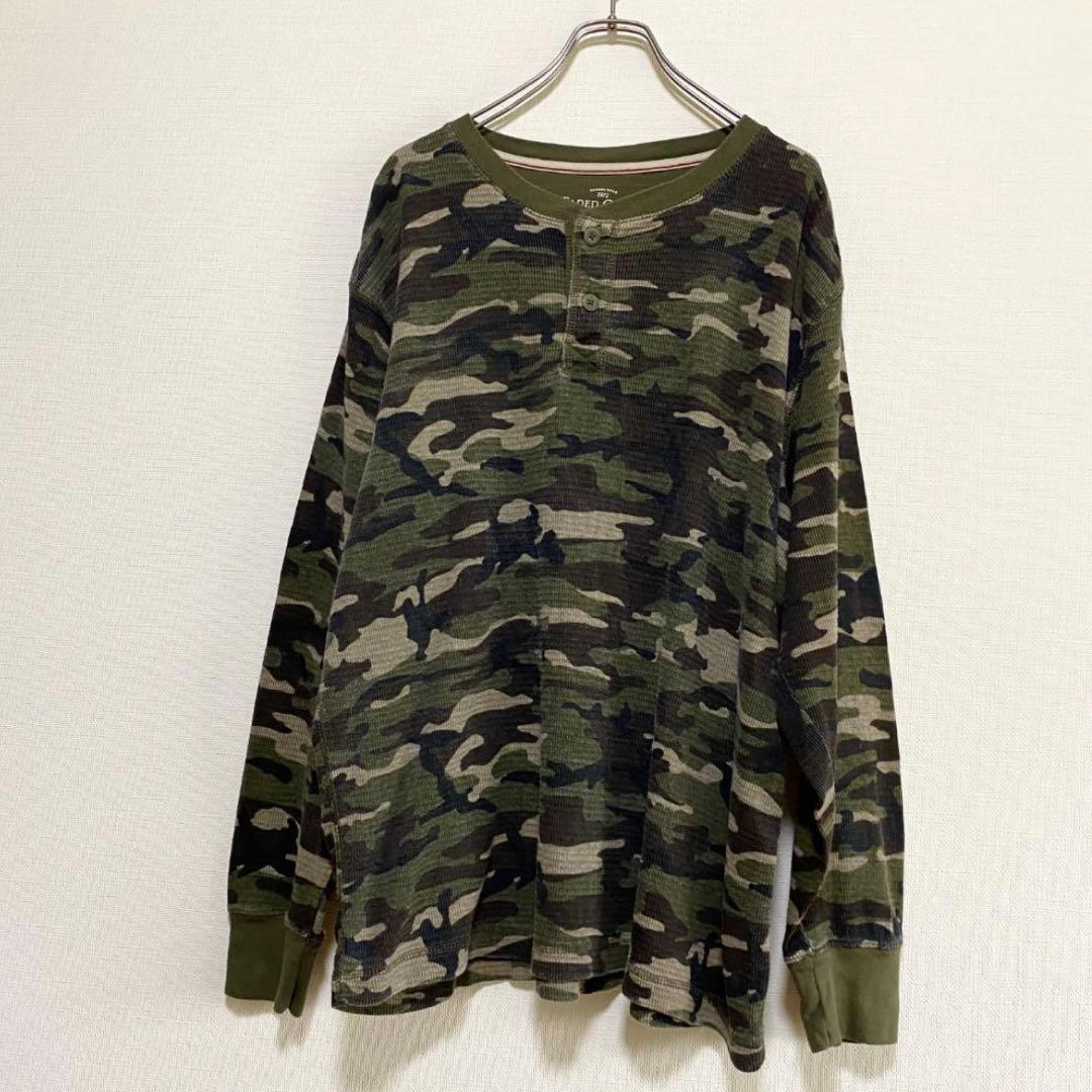 FADED GLORY カモフラ 迷彩 サーマル トップス - メルカリ