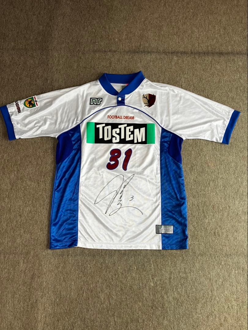 99年 鹿島アントラーズ 秋田選手サイン入りユニホーム - メルカリ