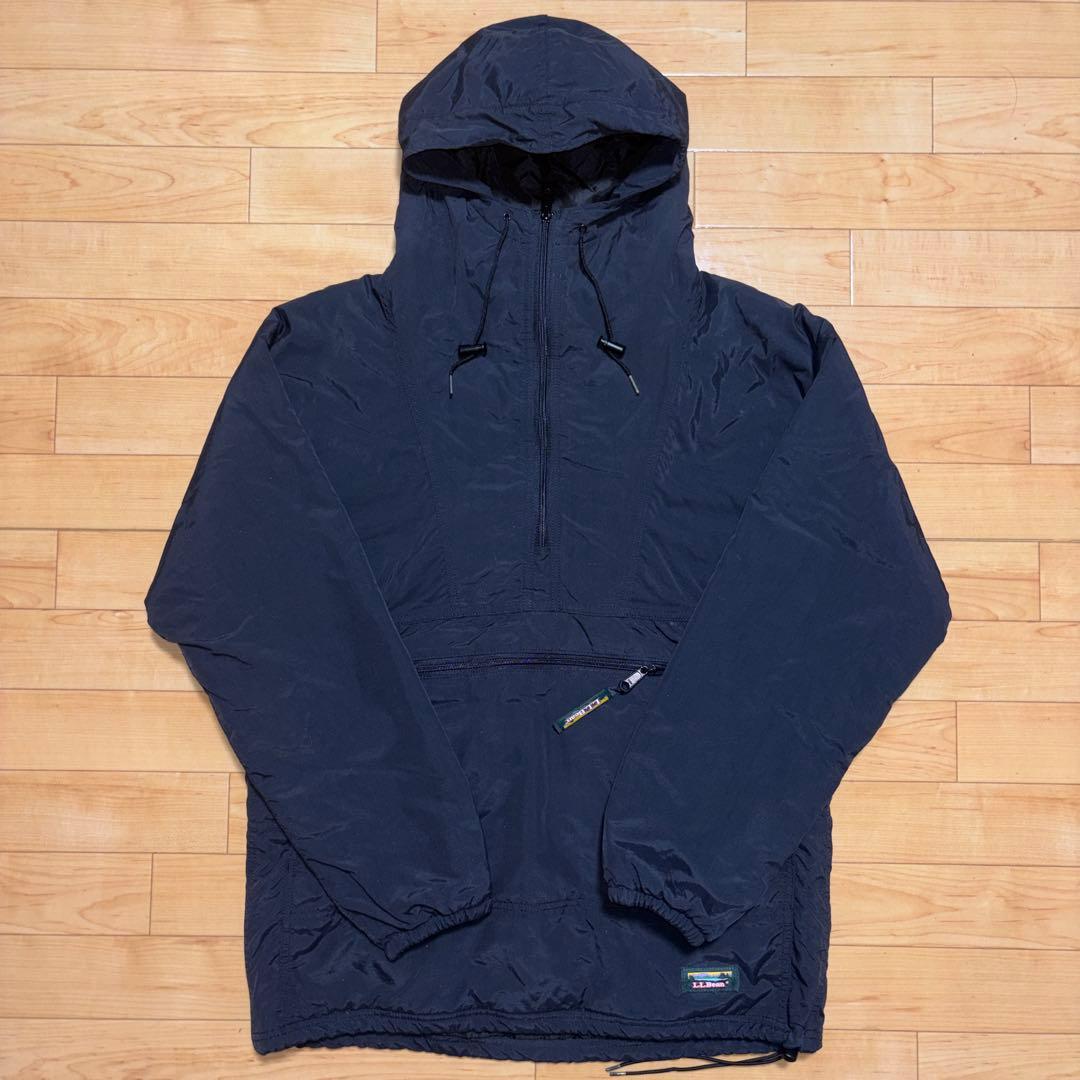 L.L.Bean 80s usa製 中綿アノラックジャケット ブラック 極美品 ジャーナルスタンダード プルオーバー ジャンパー ジャケット・アウター