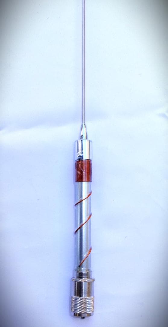 小桜様指定★AMコンパクト・軽量！ヘリカルホイップアンテナ25～30MHz（銀）