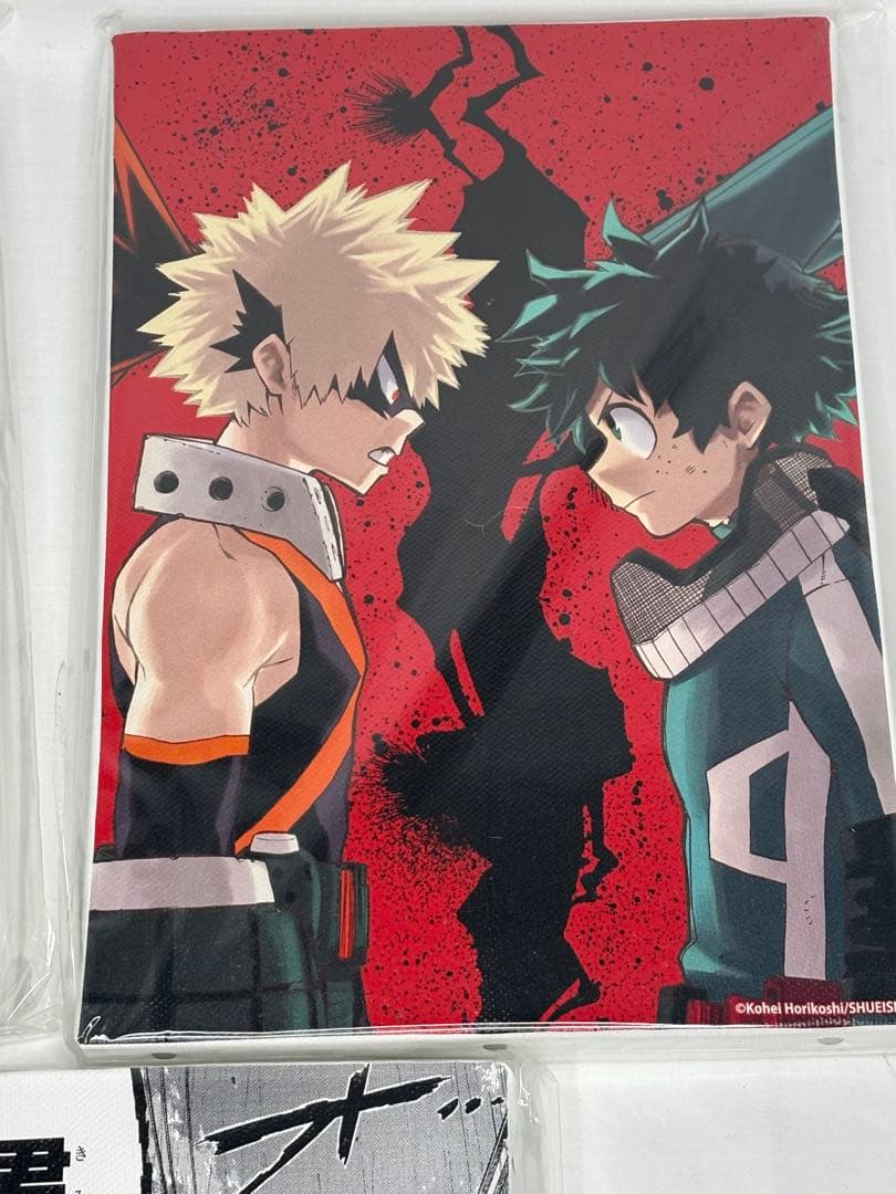 【新品】ヒロアカ アートボード3点 2巻 29巻 名場面 原画展 デク爆豪