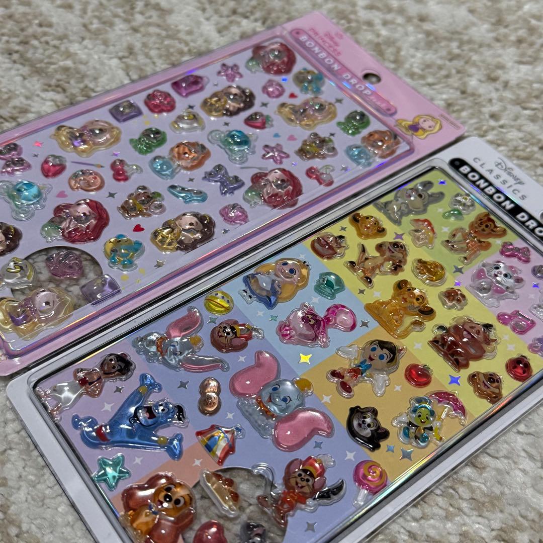 ボンボンドロップシール ディズニー プリンセス クラシック セット