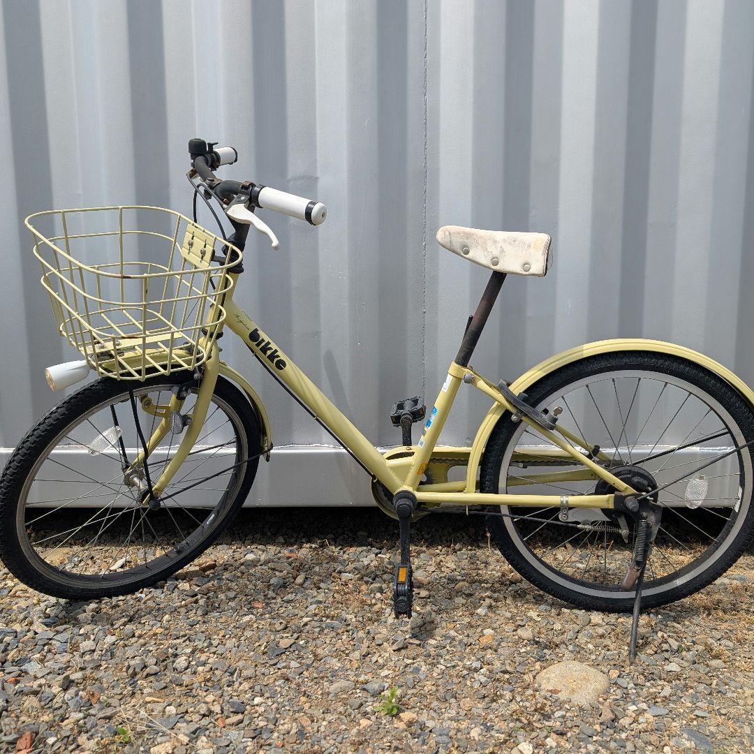 ブリヂストン bikke 22インチ 子供用 自転車 イエロー ビッケ - メルカリ