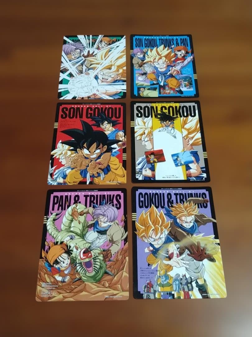 d*7様 ドラゴンボール GT ジャンボカードダス　フルコンプ６枚セット