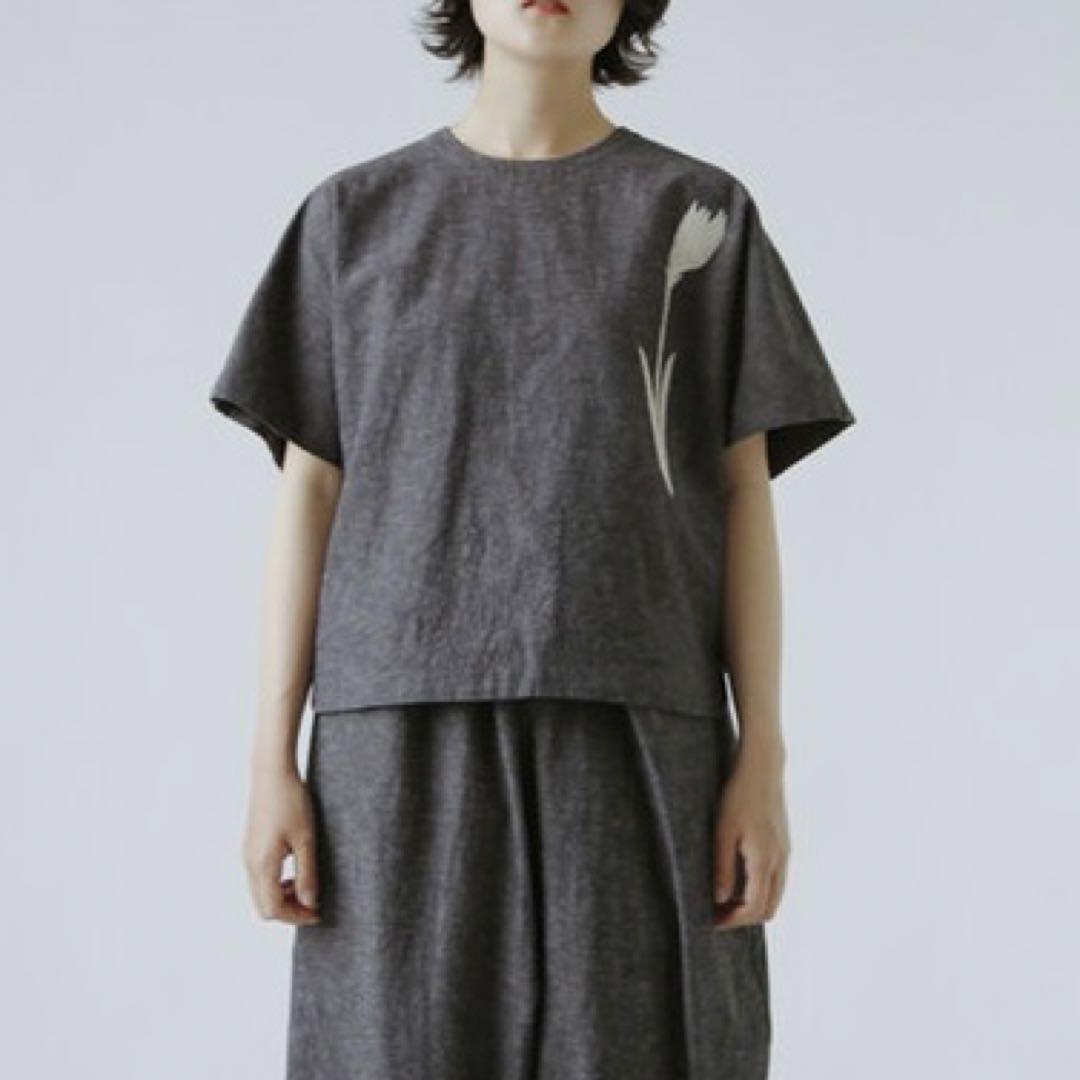 atelier naruse コットンリネンスモックブラウス “チューリップ”