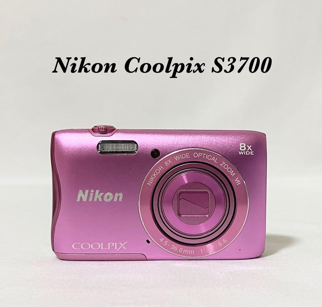 【完動品】Nikon Coolpix S3700 デジタルカメラ 動作確認済み COOLPIX S Nikon ニコン S3700 ブラック : 山ウサギカメラ - 通販
