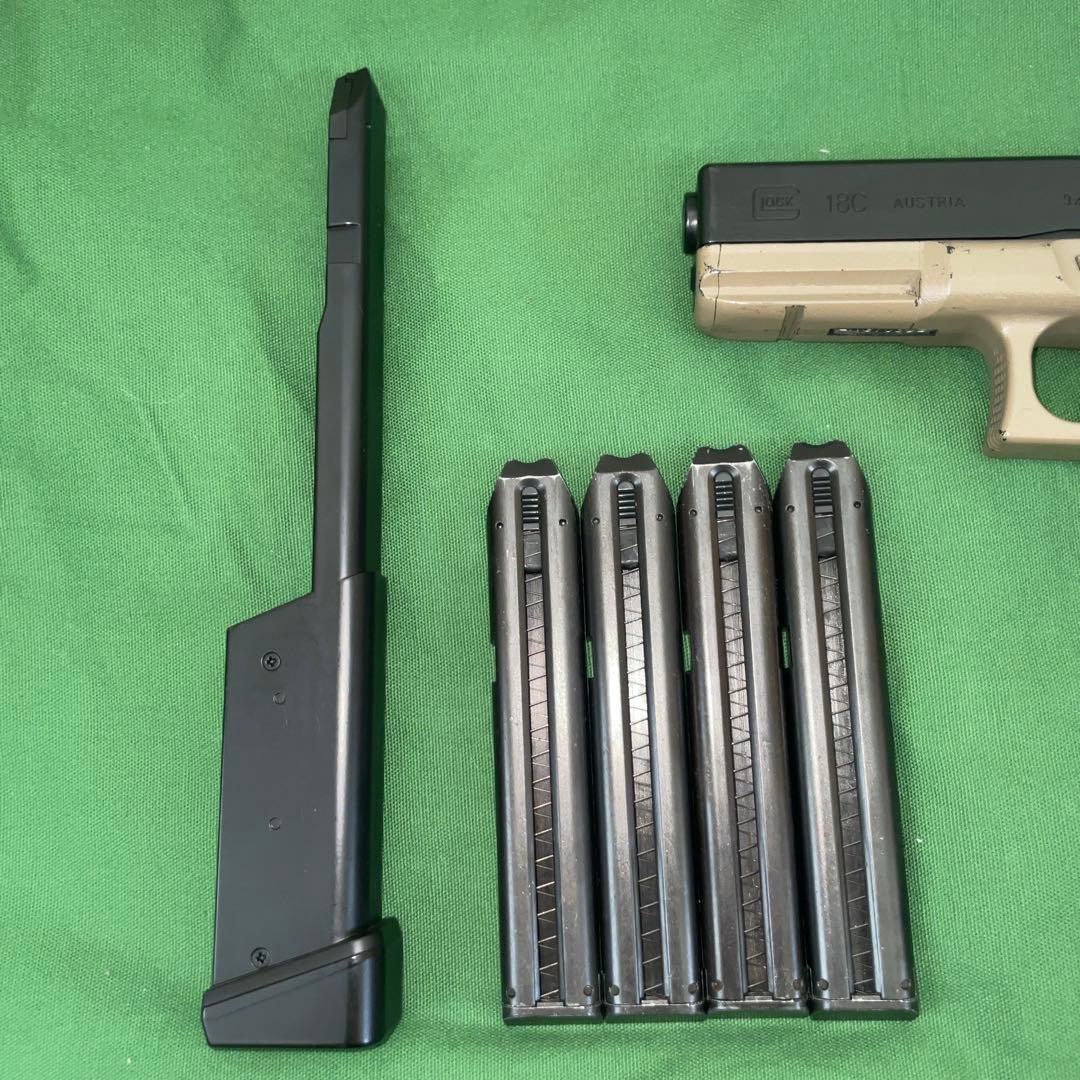 【リポ化済・動作確認済】東京マルイ GLOCK18C 電動ハンドガン フルセット