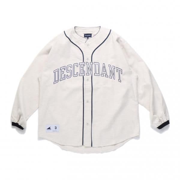 【新品 20SS DESCENDANT BLEEK B.B SS SHIRT DESCENDANT/S WIND OPEN COLLAR SS SHIRT PIGMENT DYE (GRAY)