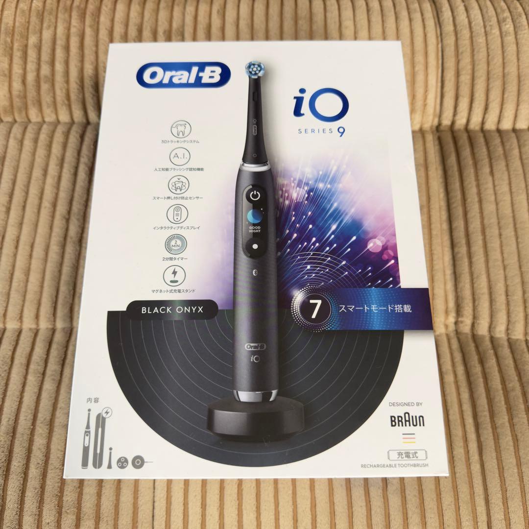ブラウン オーラルB iO9 ブラックオニキス 完全未開封 電動歯ブラシ iO9ブラックオニキス 電動歯ブラシ IOM92J22ACBK-W [オーラルB /回転式
