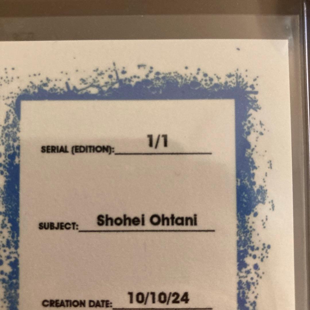 大谷翔平 ワンオブワン トレカ トレーディングカード - メルカリ