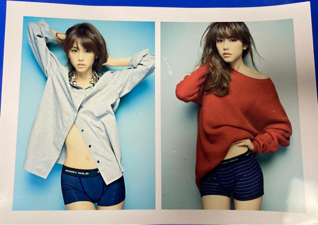 桐谷美玲さん GUNZE BODY WILD 非売品写真3枚セット - メルカリ