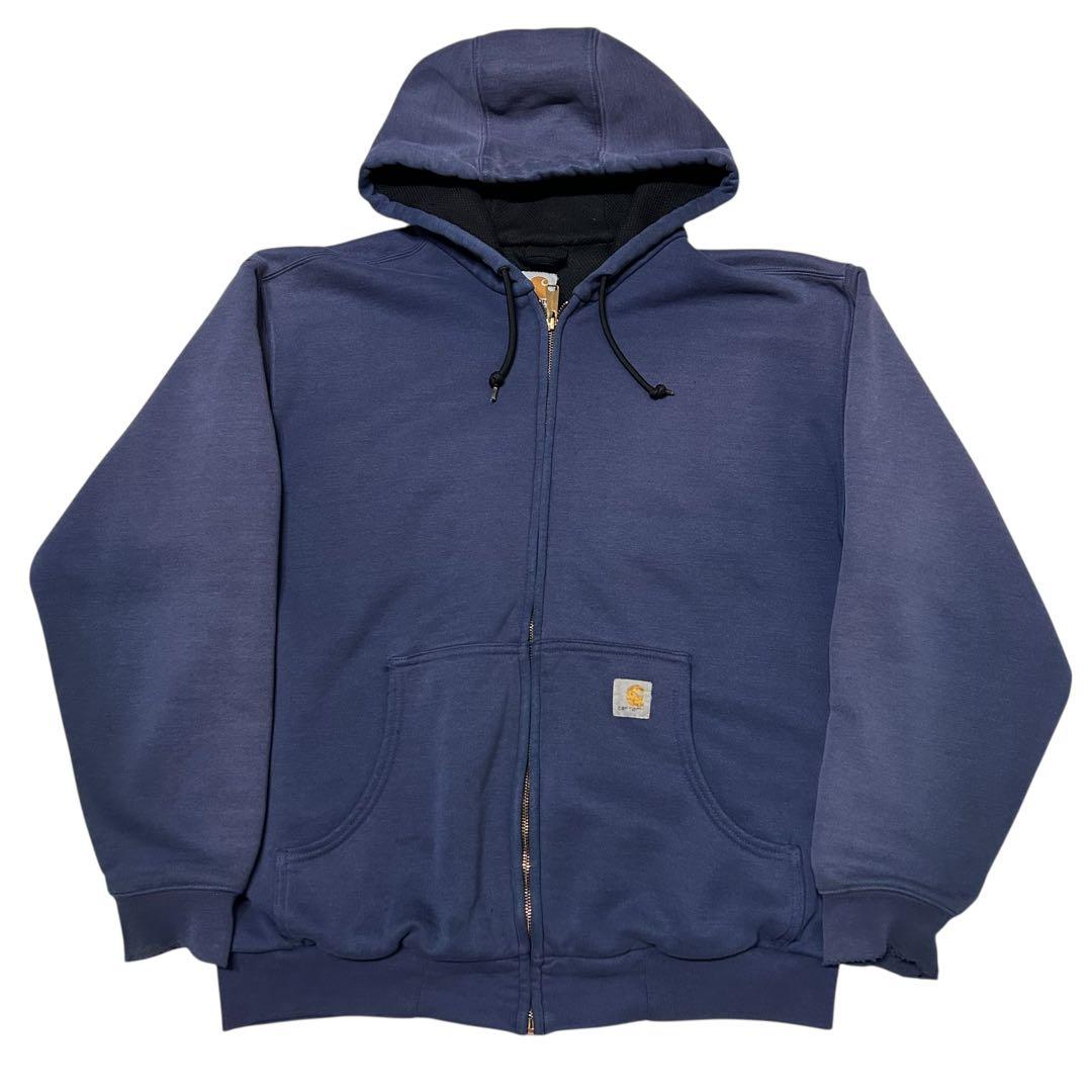 Carhartt カーハート サンフェード フェード パーカー ジップ 茄子紺