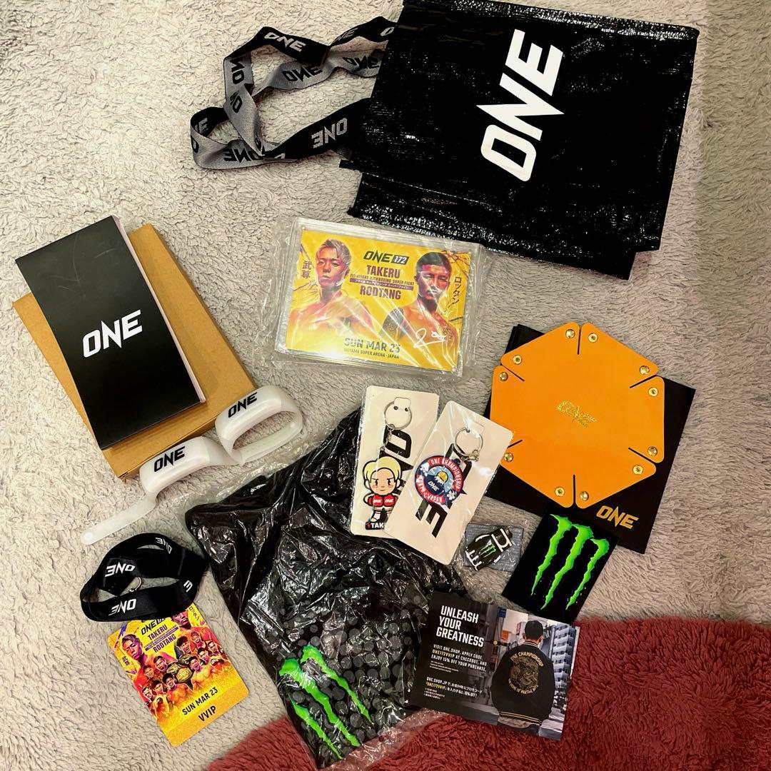 ONE Championship グッズセット サイン入り ONE日本大会 で 大会公式限定グッズを発売🤩🛍️ ＼ 会場限定販売で