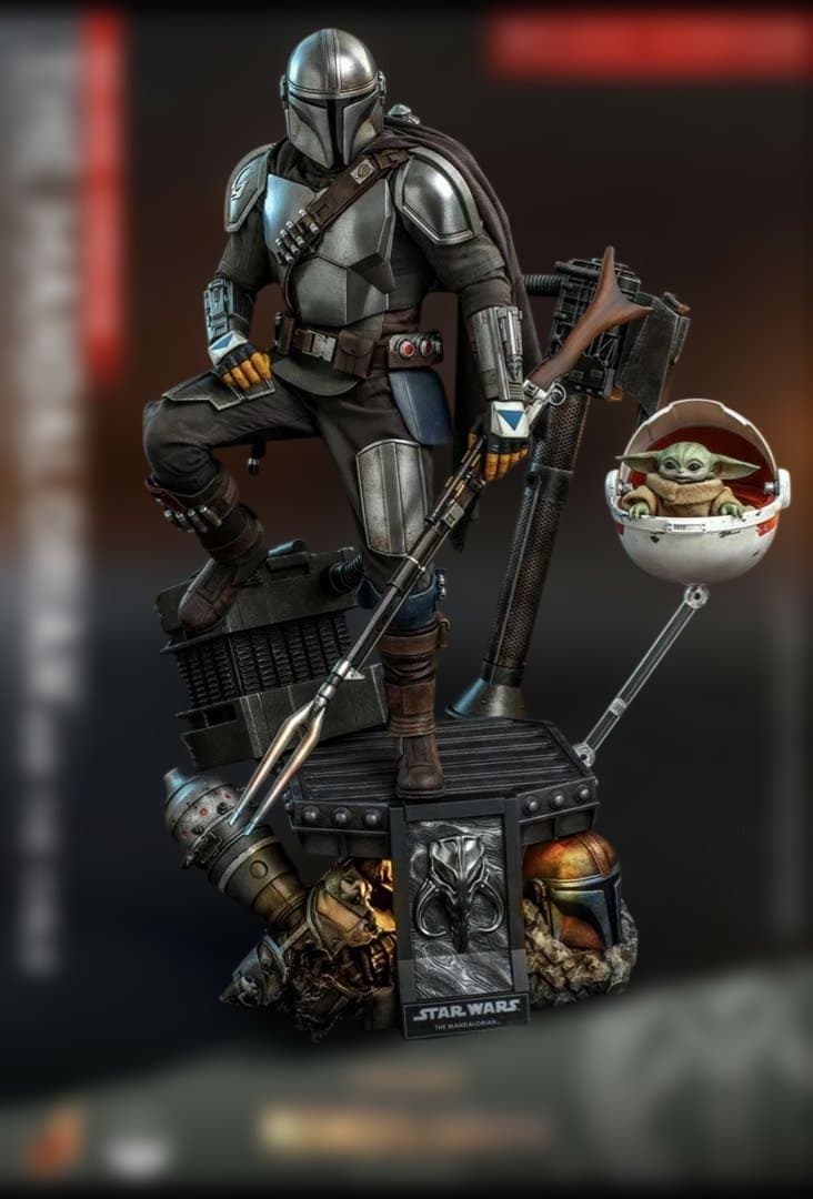 【新品未開封】ホットトイズ 1/4 マンダロリアン＆ザ・チャイルド ボーナス付き