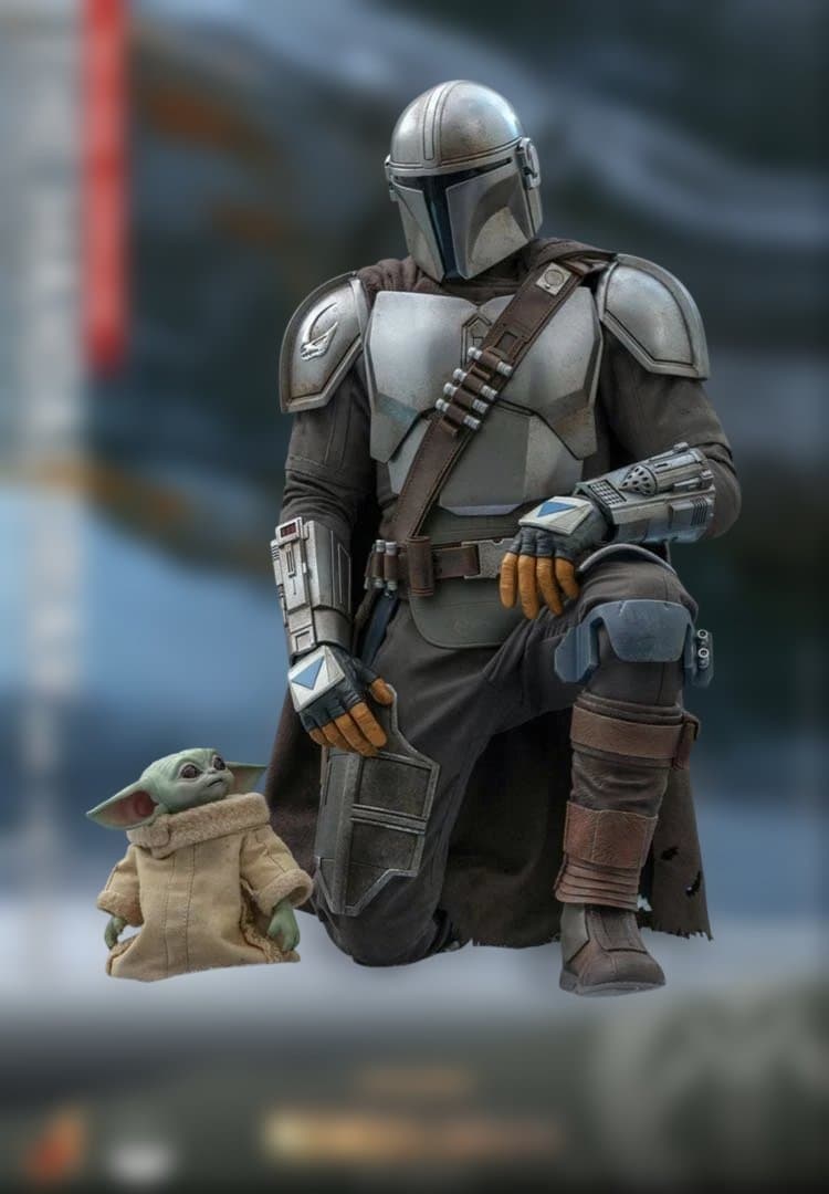 【新品未開封】ホットトイズ 1/4 マンダロリアン＆ザ・チャイルド ボーナス付き