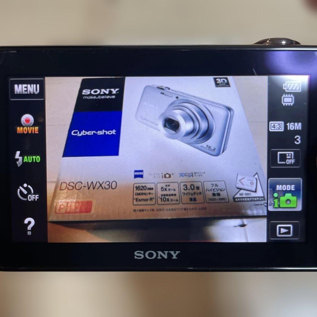 Sony Cyber-shot DSC-WX30 16.2MP ピンク