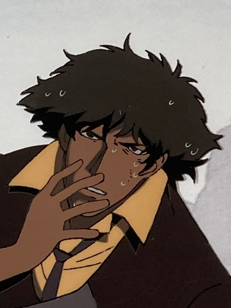 d６２　カーボーイビパップセル画【スパイク・スピーゲル】動画・背景画付き