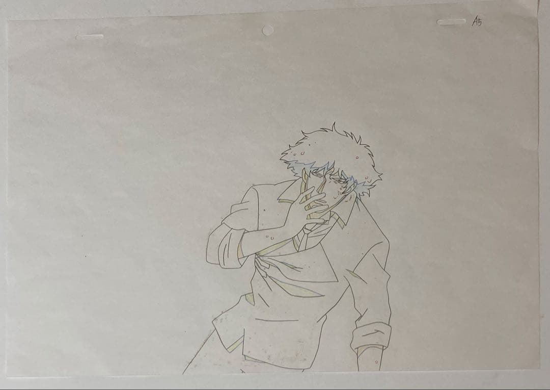 d６２　カーボーイビパップセル画【スパイク・スピーゲル】動画・背景画付き