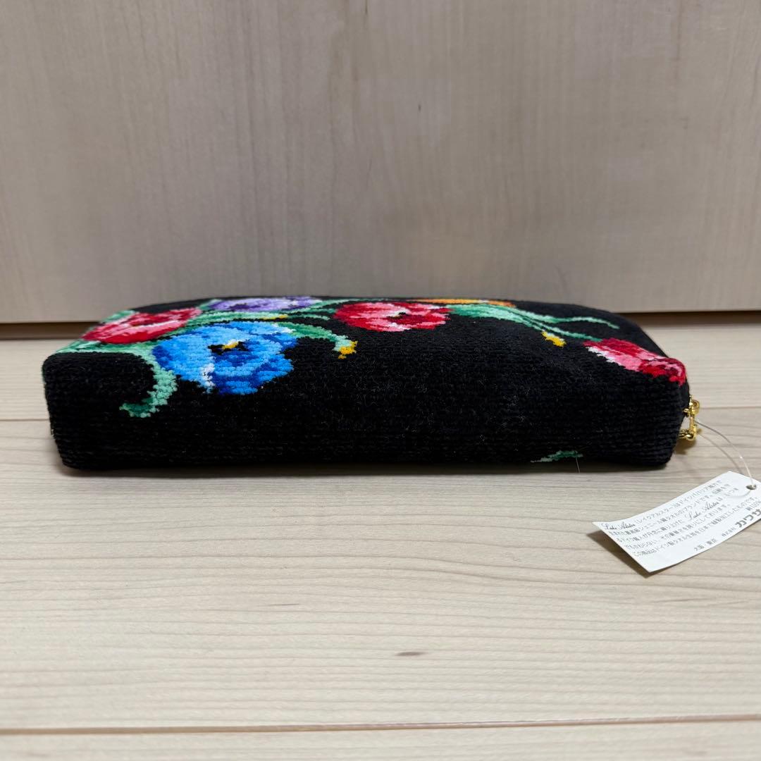 新品タグ付き】Lake Alster 花柄刺繍 長財布 レイクアルスター - メルカリ