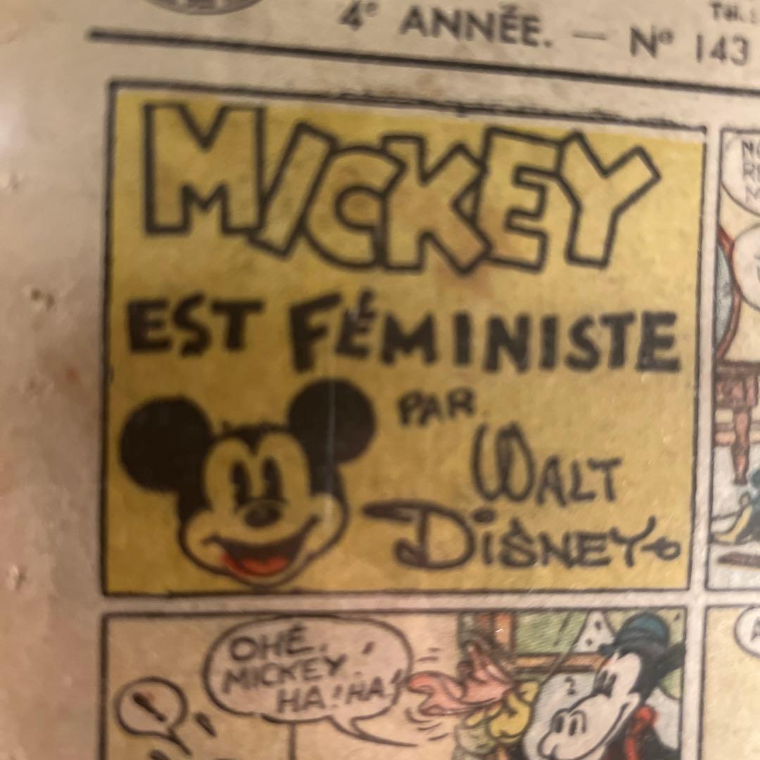 激レア】ディズニー 戦前マガジン本物 LE JOURNAL DE MICKEY - メルカリ
