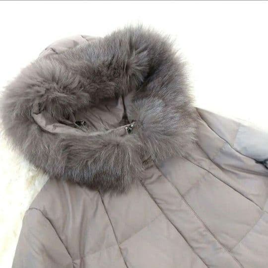 《新品未使用品✨️》ダーマコレクション　最高級ブルーフォックス　ダウンコート　L