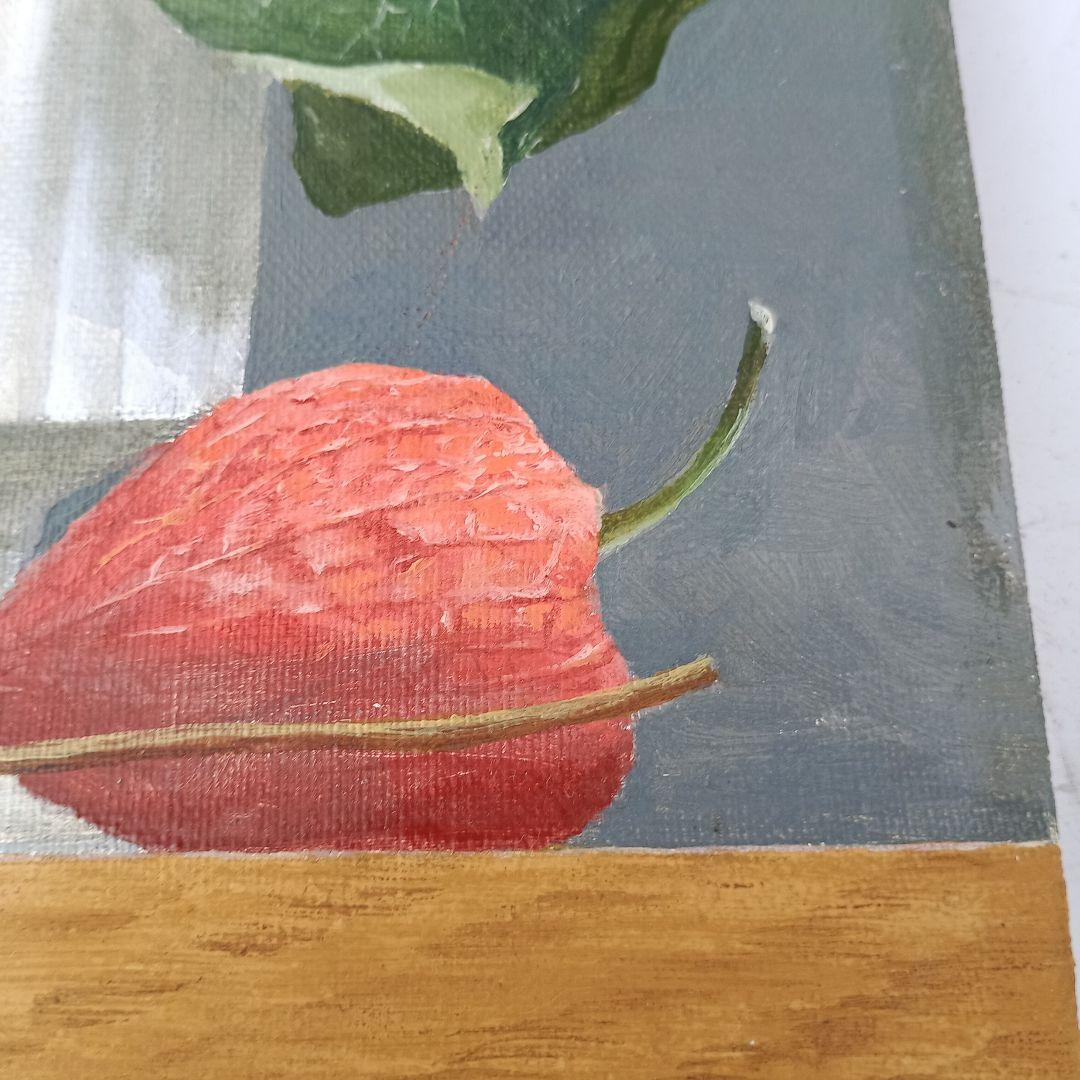 3155）岩戸俊彦　油絵F3号「ナスタチュウム」