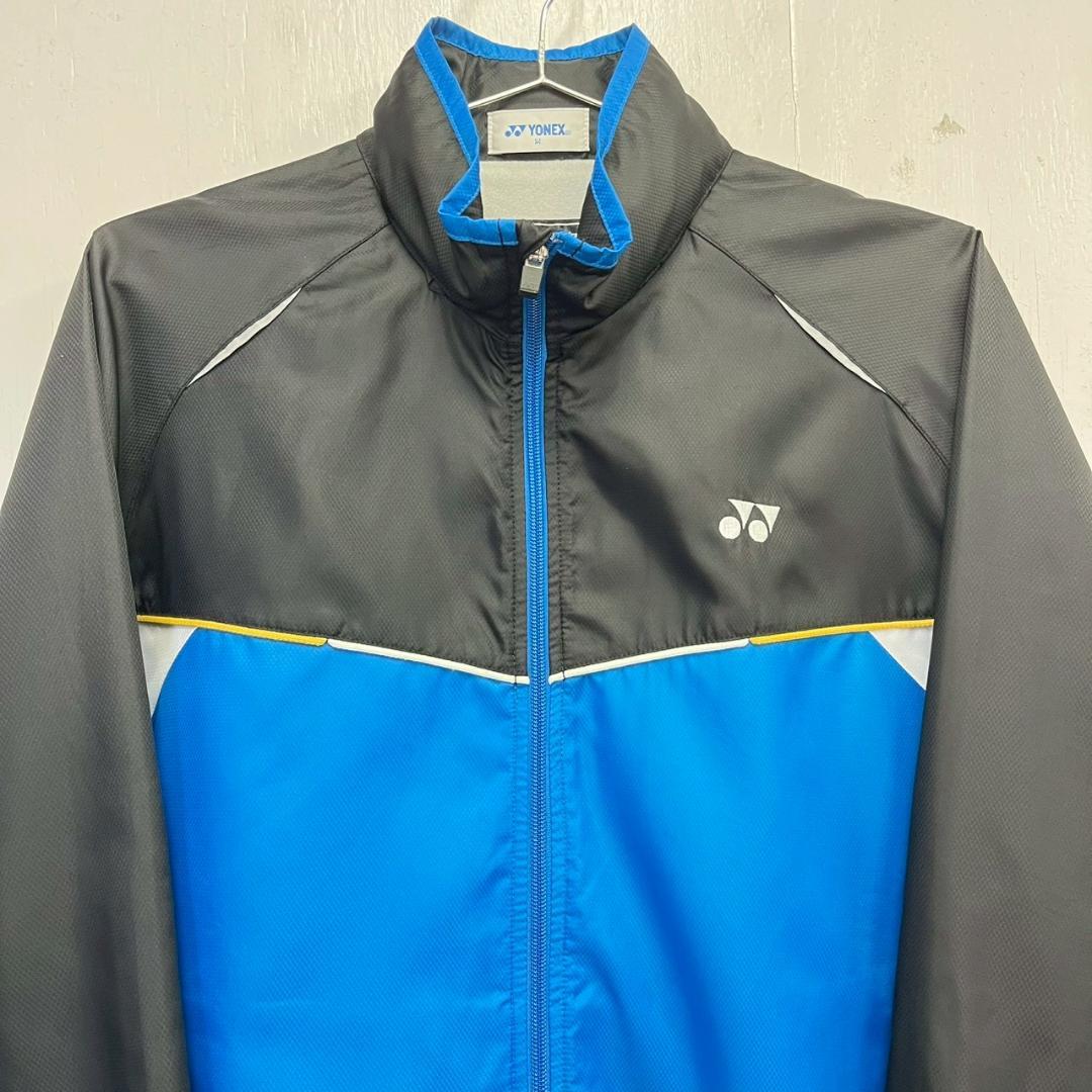 美品 YONEX ヨネックス ジャージ 青 黒 メンズ M 0132 - メルカリ