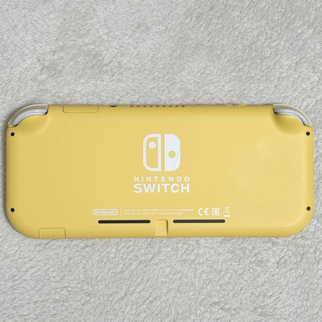 Nintendo Switch Lite イエロー 本体 ケース付 アダプター無の通販はau