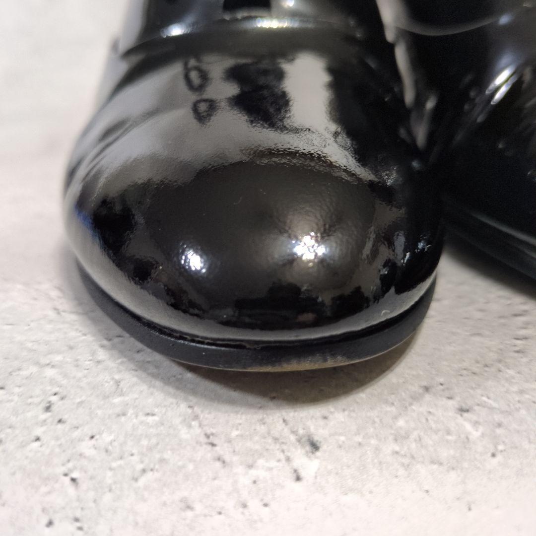 極美品 マーガレットハウエル アイデア ヒールパンプス エナメル 24.5cm