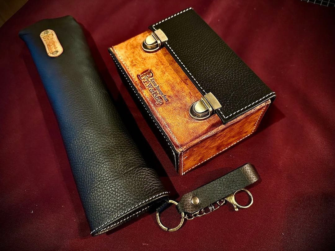 月末SALE!お買得！Pvt.Workshop極CL　本革　デッキケース&ハーフ