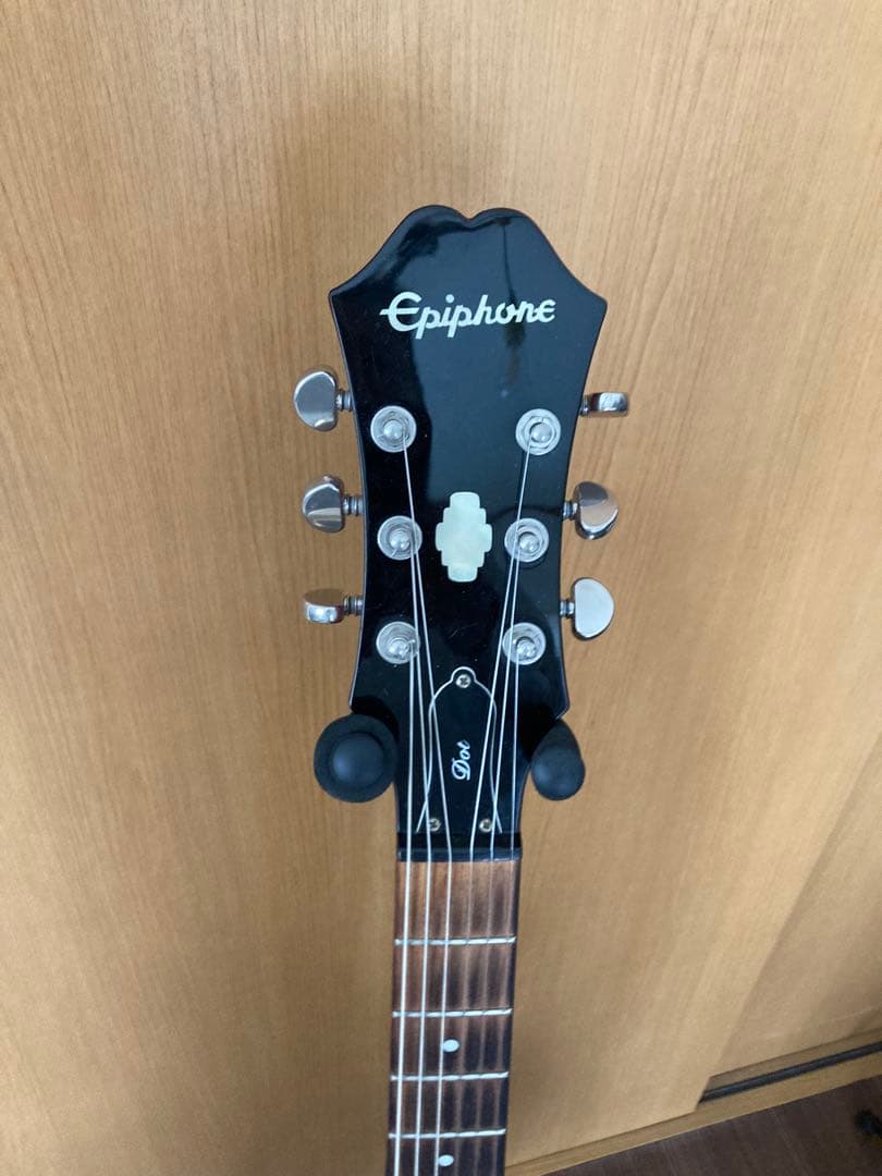 Epiphone DOT CH レッドセミホロウボディギター