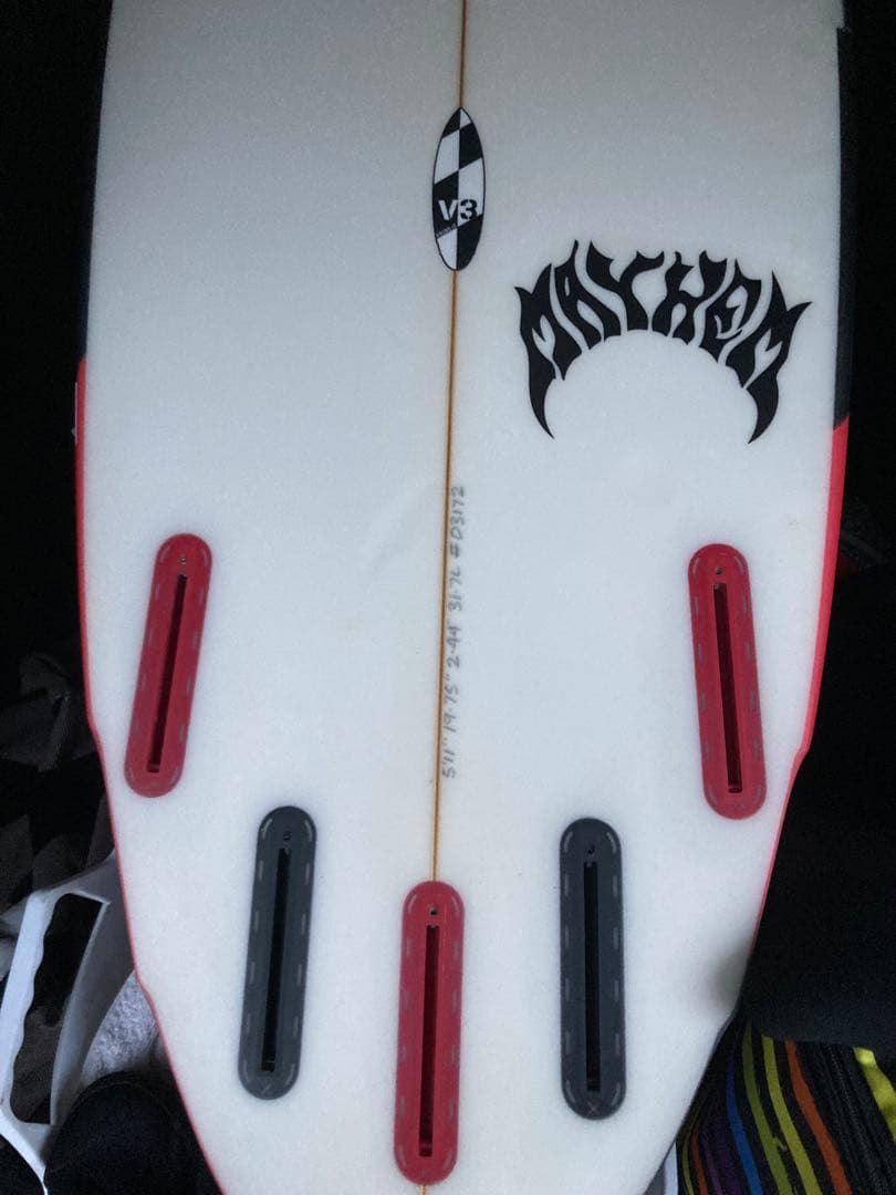 Lost mayhem ショートボード レッド/ブラック　5.11 31.7L