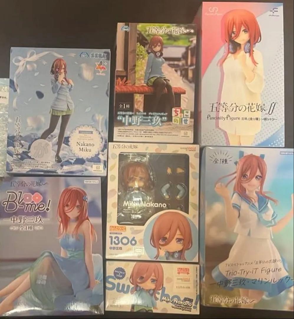 ごとはな　中野三玖　フィギュア　アクリルスタンド