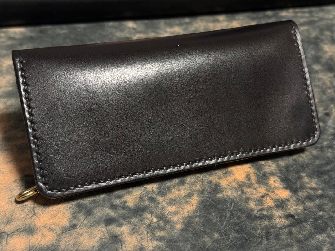 超希少!GUIDI社ホースバット黒トラッカーウォレット TYPE01 - 小物