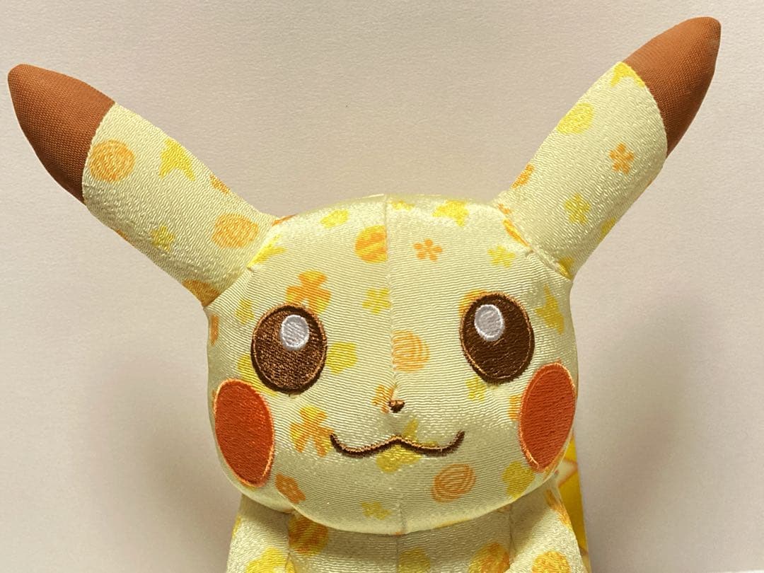 【限定】ピカチュウ ちりめん風ぬいぐるみ 和柄【かわいい】