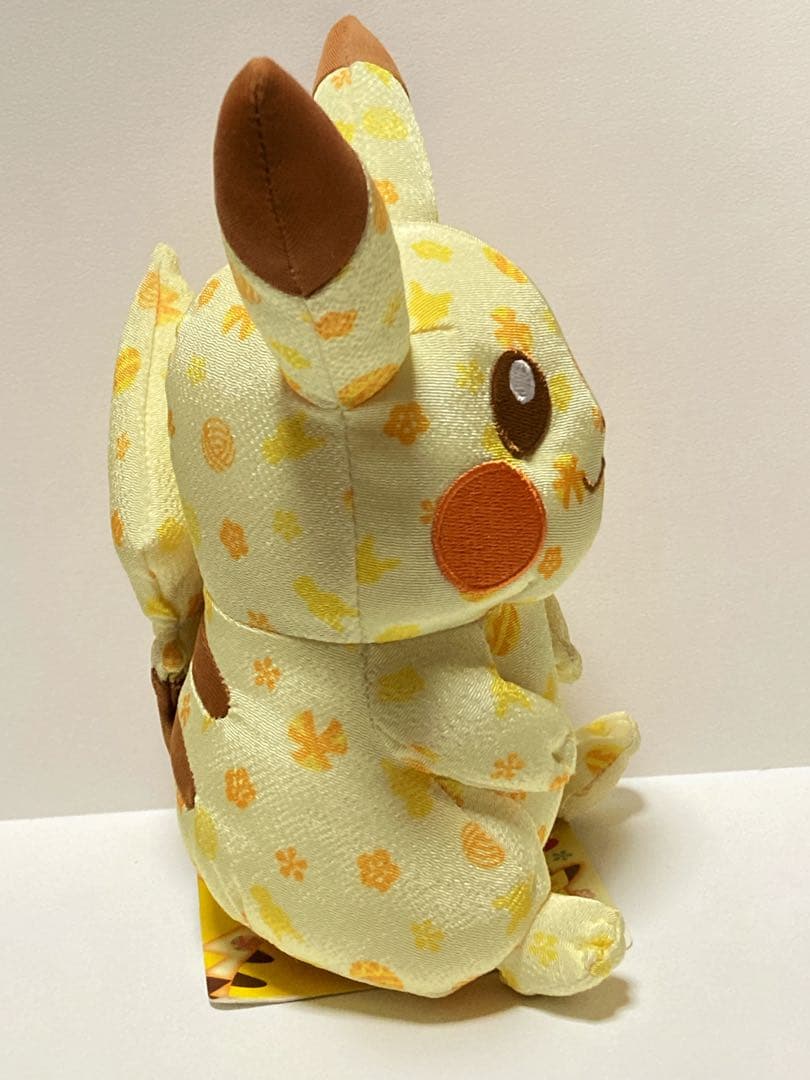 【限定】ピカチュウ ちりめん風ぬいぐるみ 和柄【かわいい】