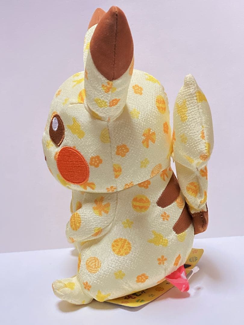 【限定】ピカチュウ ちりめん風ぬいぐるみ 和柄【かわいい】