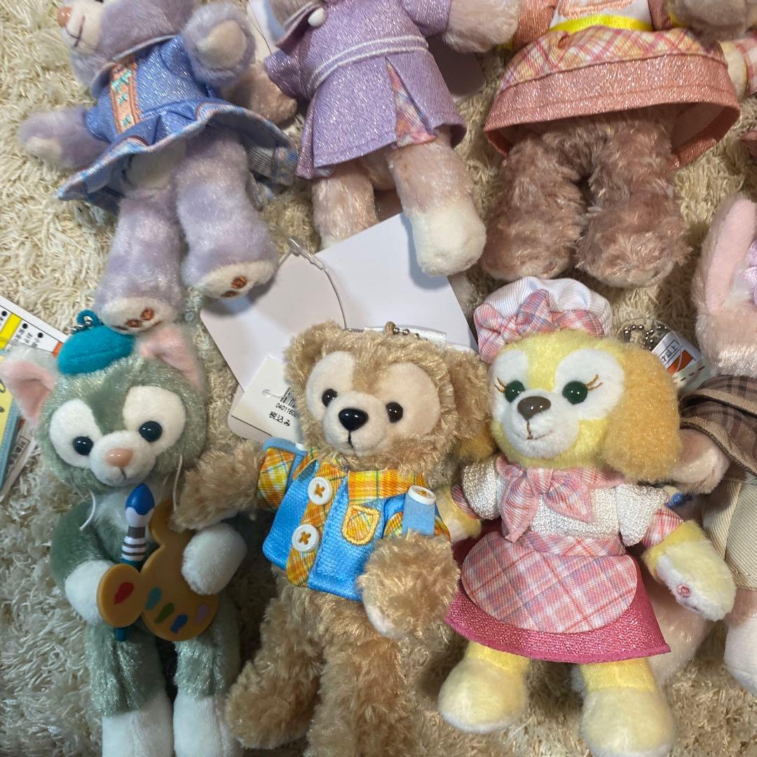 ディズニーシー ぬいぐるみバッジ ダッフィー＆フレンズ 8点まとめ売り